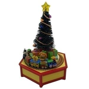 Vintage Enesco Musical Train Christmas Tree Train Movement See Video